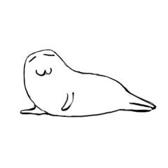 [LINEスタンプ] アムふアザラシ