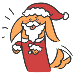 [LINEスタンプ] ダックスフンド【冬のクリスマス編】