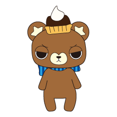 [LINEスタンプ] バレクマを追いかけてきたクマさんホワクマ