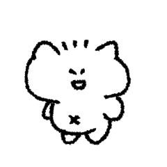 [LINEスタンプ] ネコのむっちゃん