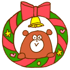 [LINEスタンプ] クリスマススタンプ（くま・ねこ・うさぎ）