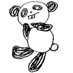 [LINEスタンプ] 白浜ベースのでっぱんだ2