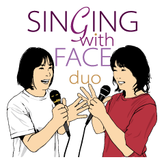 [LINEスタンプ] シンガーは顔で歌う - duoの画像（メイン）