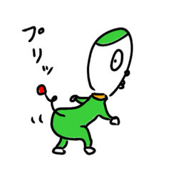 [LINEスタンプ] みどりのヤツの日常