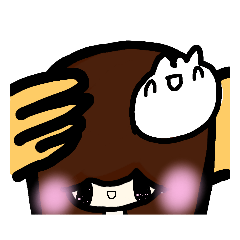 [LINEスタンプ] 乱暴なすず本 恋愛 あんまん