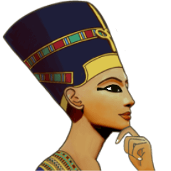 [LINEスタンプ] 動く古代エジプト 女王編 5 (修正版)の画像（メイン）