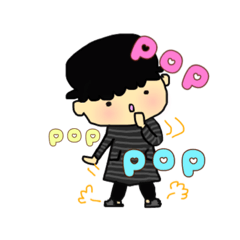 [LINEスタンプ] pop！！mama