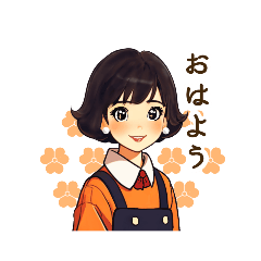 [LINEスタンプ] 1ヶ月分の「おはよう」で見守り隊