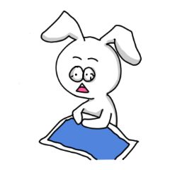 [LINEスタンプ] うさぎのだるさの極みスタンプ