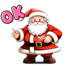 [LINEスタンプ] サンタクロース(Santa Claus)の画像（メイン）