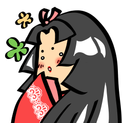 [LINEスタンプ] みかえり美人