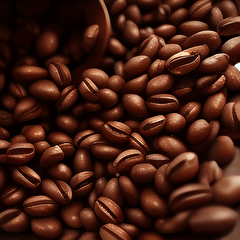 [LINEスタンプ] リアルなコーヒー豆の画像（メイン）