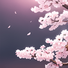 [LINEスタンプ] リアルな桜