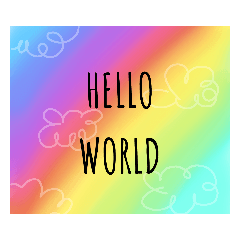[LINEスタンプ] Helloゆる world