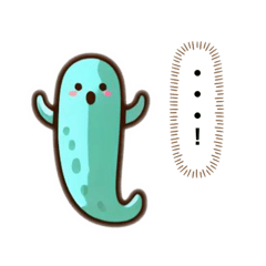 [LINEスタンプ] 変な生き物達①