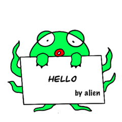 [LINEスタンプ] alien_stamp