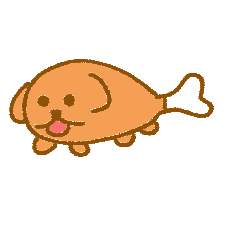 [LINEスタンプ] フライドチキンドッグ