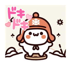 [LINEスタンプ] 雪だるまから始まるほっこり生活