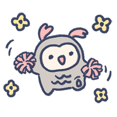 [LINEスタンプ] ボドゥルは愛らしいフクロウです。