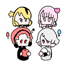 [LINEスタンプ] いちごみるくとその仲間たち