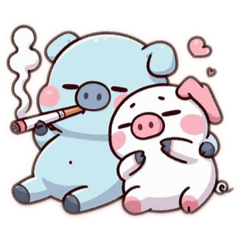 [LINEスタンプ] 『ブタポン』pig stamp