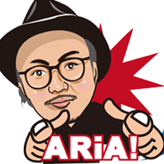 [LINEスタンプ] ARiA ARAKAWA