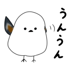 [LINEスタンプ] シマエナガ（手書き）