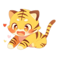 [LINEスタンプ] ふふ虎 第2弾