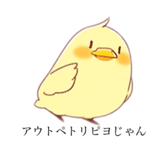 [LINEスタンプ] シュールでクールなひよこ