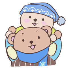 [LINEスタンプ] こぐまのタロちゃん【冬＊年末年始も】