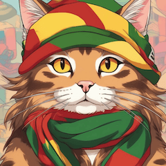 [LINEスタンプ] Reggae Cats - グルーヴィーなネコ2