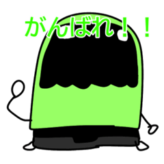 [LINEスタンプ] 緑の電車たち