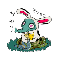 [LINEスタンプ] なのゾウなの