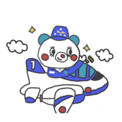 [LINEスタンプ] ブルインパくまさん