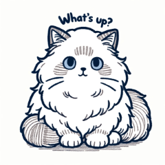 [LINEスタンプ] かわいいラグドール猫のラインスタンプ