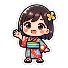 [LINEスタンプ] オキナワンガール あいちゃん