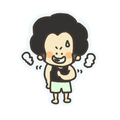 [LINEスタンプ] もじゃさんの日常スタンプ