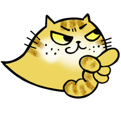 [LINEスタンプ] 吹き出しネコの感情スタンプ 三毛猫くん