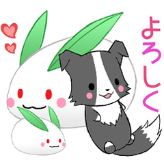 [LINEスタンプ] ちびボーダーコリー8【冬の日常】