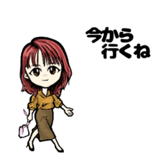 [LINEスタンプ] おしゃれ可愛い女子