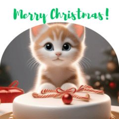 [LINEスタンプ] かわいい動物からのメリークリスマス