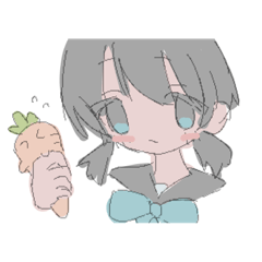 [LINEスタンプ] おれとにんじん