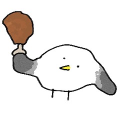 [LINEスタンプ] やわらかカモメ