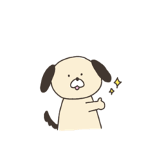 [LINEスタンプ] 舌出しわんこ