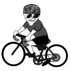 [LINEスタンプ] 自転車好きのおじさん達の画像（メイン）