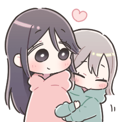 [LINEスタンプ] 百合カップルさんのスタンプ