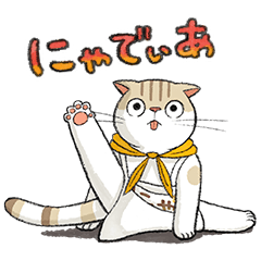 [LINEスタンプ] にゃでぃあ