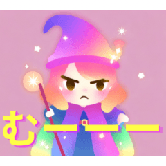 [LINEスタンプ] 魔法少女イラスト