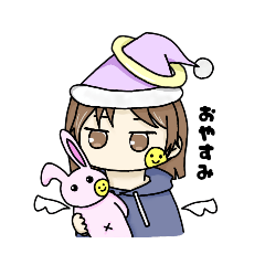 [LINEスタンプ] ちびっこ天使ちゃん