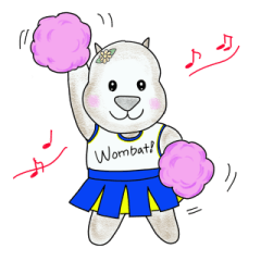 [LINEスタンプ] かわいいウォンバットちゃん